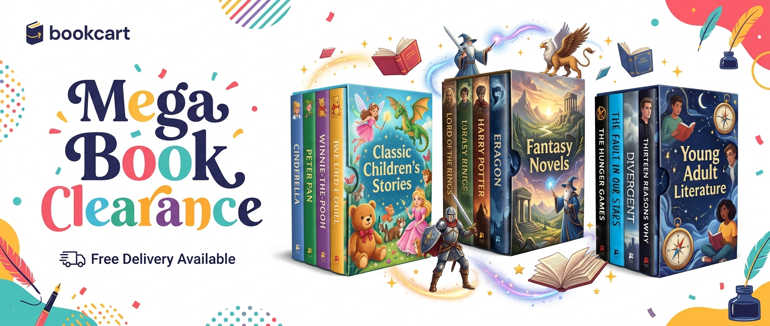 Mega Book Clearance — thousands of titles reduced